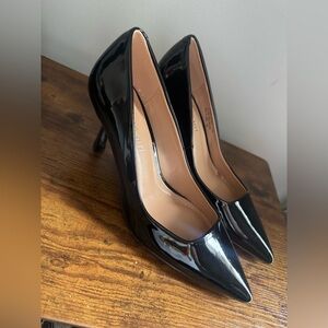 Madden Girl Elegant Black Patent Leather Heels Size 6.5